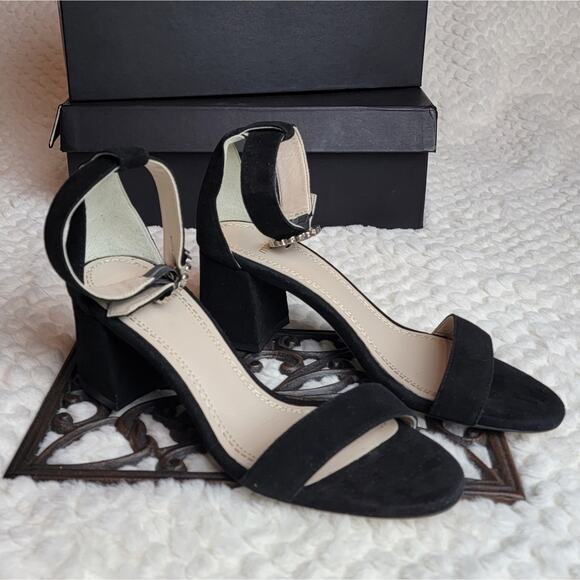 NIB Maje Faria Pumps in Black Suede, Sz 37 / US 6-6.5 - Picture 4 of 13